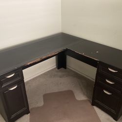 L Shape Wood Office Desk