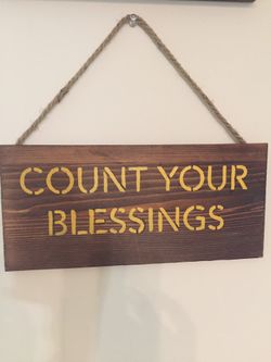 Handmade sign. New