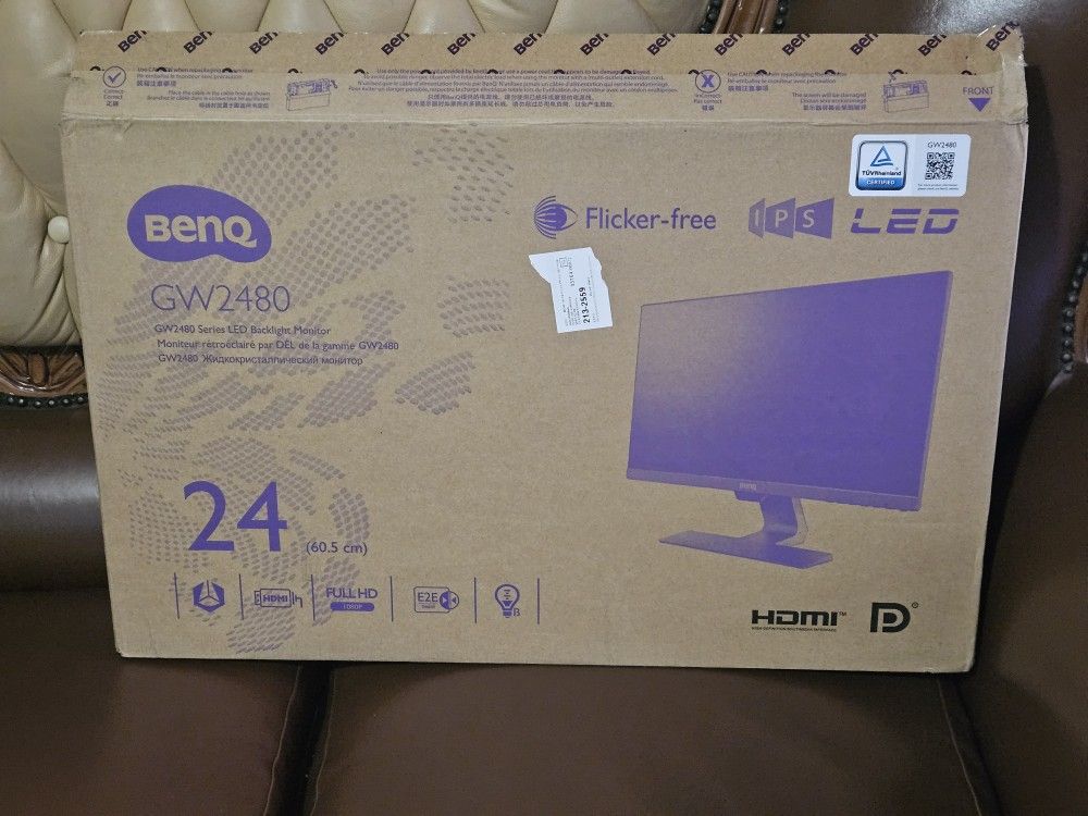 BENQ GW 2480 SERIES LED BACKLIGHT MONITOR-High Definition -Multimedia Interface-14 Available $60 each