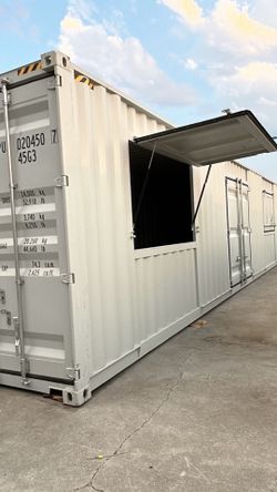 40FT Portable Container – 1 Door & 2 Windows | Ready to Use | Factory Direct