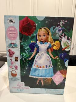 Disney Store Alice In Wonderland Doll w/ Accessories – New in Box