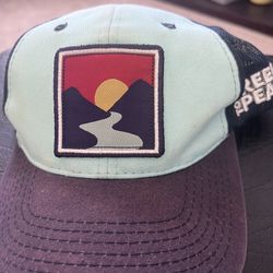 CREEK TO PEAK -Rare-Race hat!  Adjustable, Vintage, Hard to Find Hat!!!!