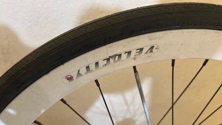 Velocity B43 WHITE  JUST THE RIMS with tire