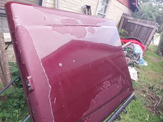2007 ford f150 xl fiberglass long bed cover, trailer hitch