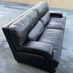 Black Leather Couch