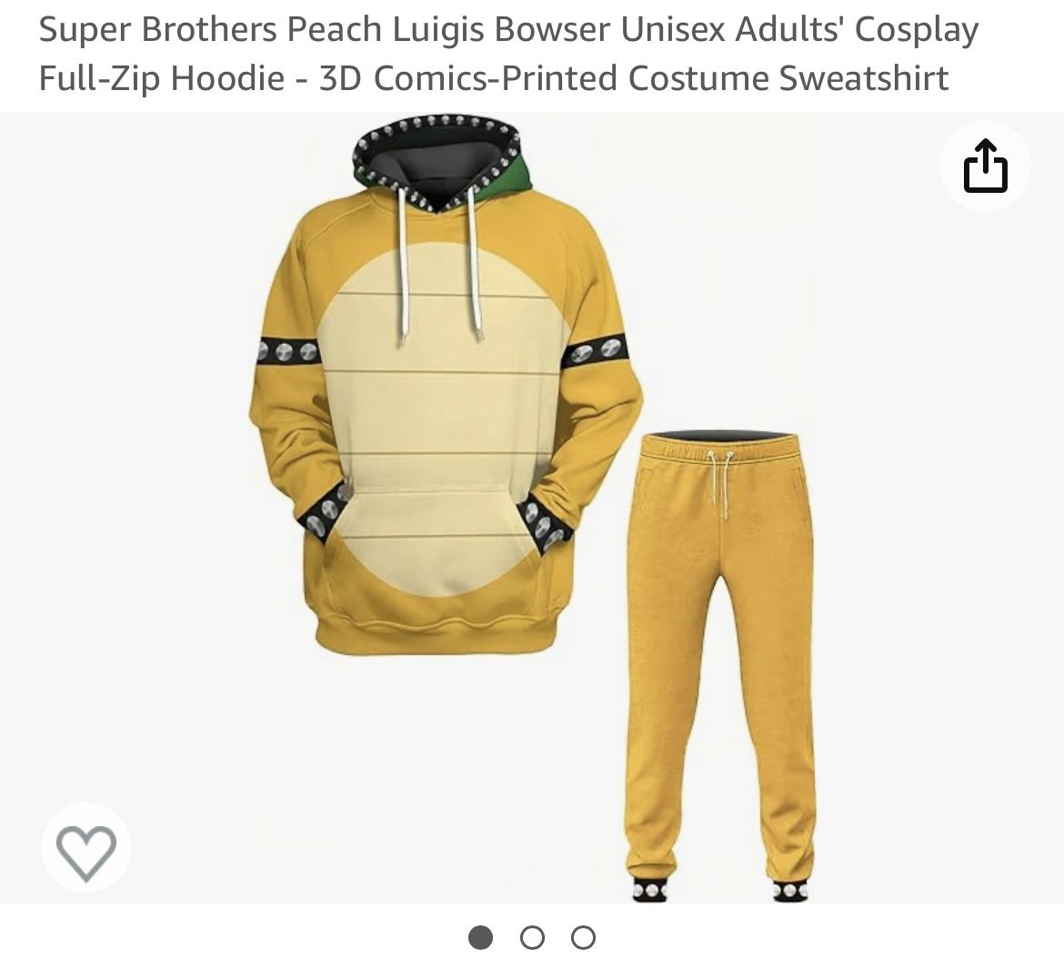 Bowser Sweatshirt & Sweatpants Outfit
