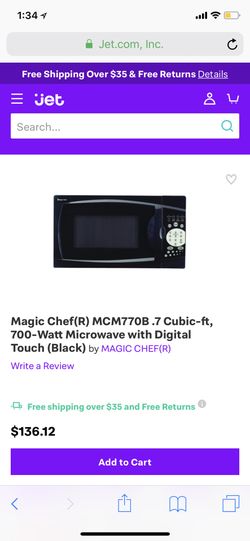 Like-new microwave for $20