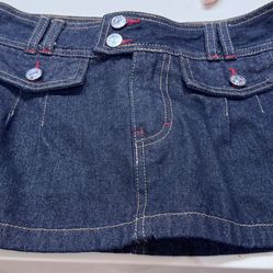 XS Rae Denim Mini Skort