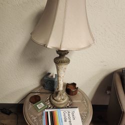 Mother Of Pearl Lamp 
