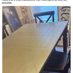 Table And 4 Chairs