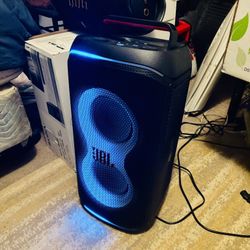 JBL Partybox Club Live 120 Portable Bluetooth Party Speaker w/ 200 W of JBL Pro Sound, LED Lights • No Mic