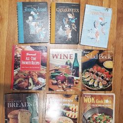 Vintage 1950's, 60's Sunset Magazine Cook Books