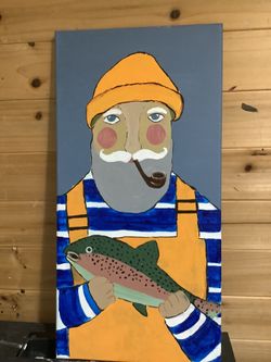 Old Fisherman And His Catch