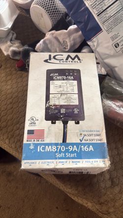 Icm controls soft start for hvac