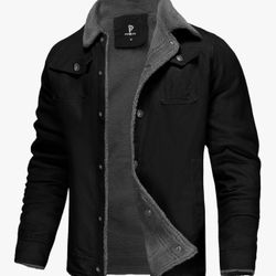 Men Cargo Jacket Size L