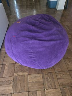 Purple Corduroy Bean Bag Chair