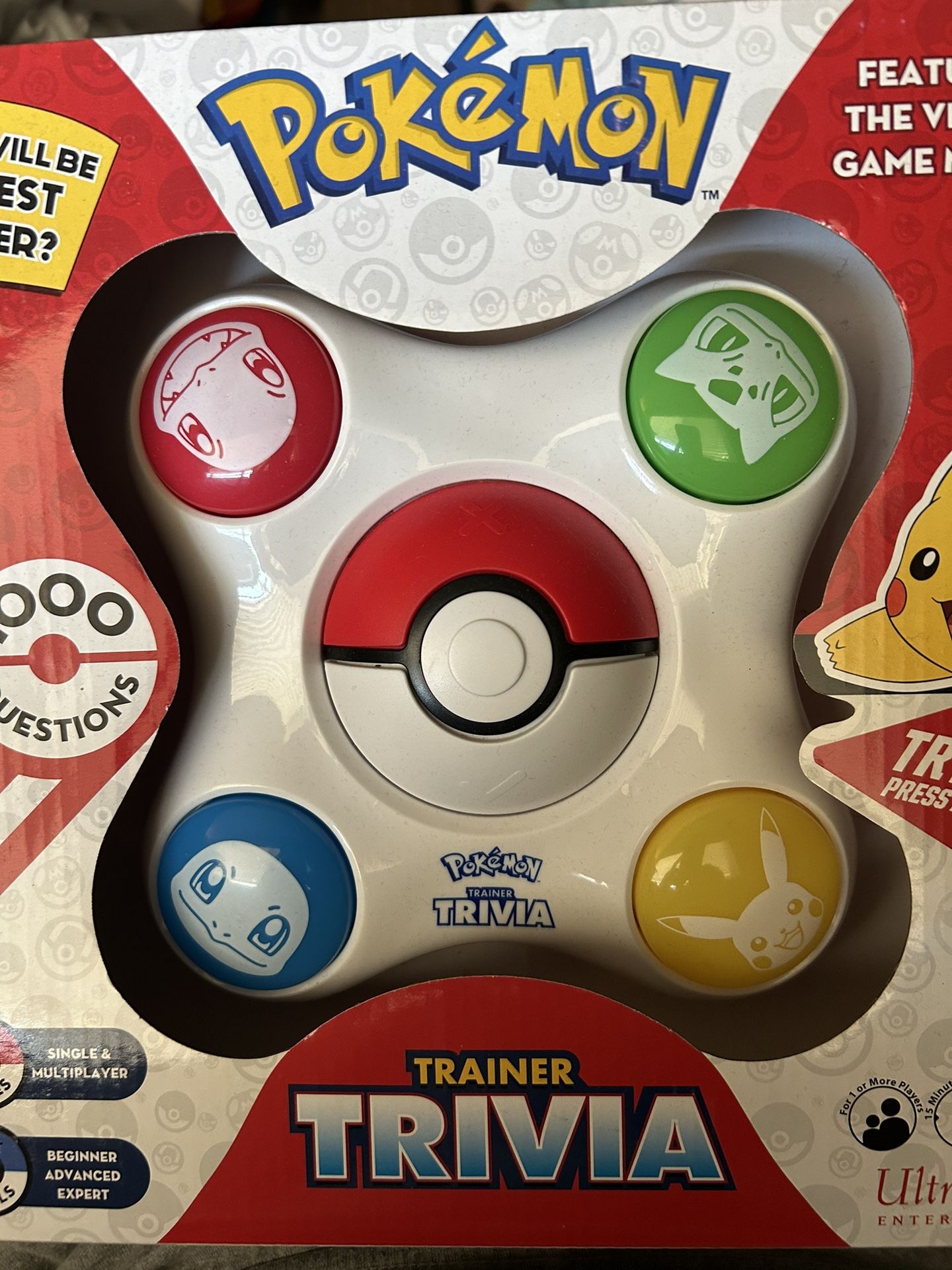 Pokémon Trainer Trivia Electronic Game