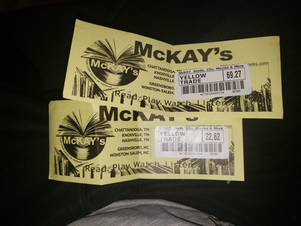 McKay's Yellow Trade $91.89