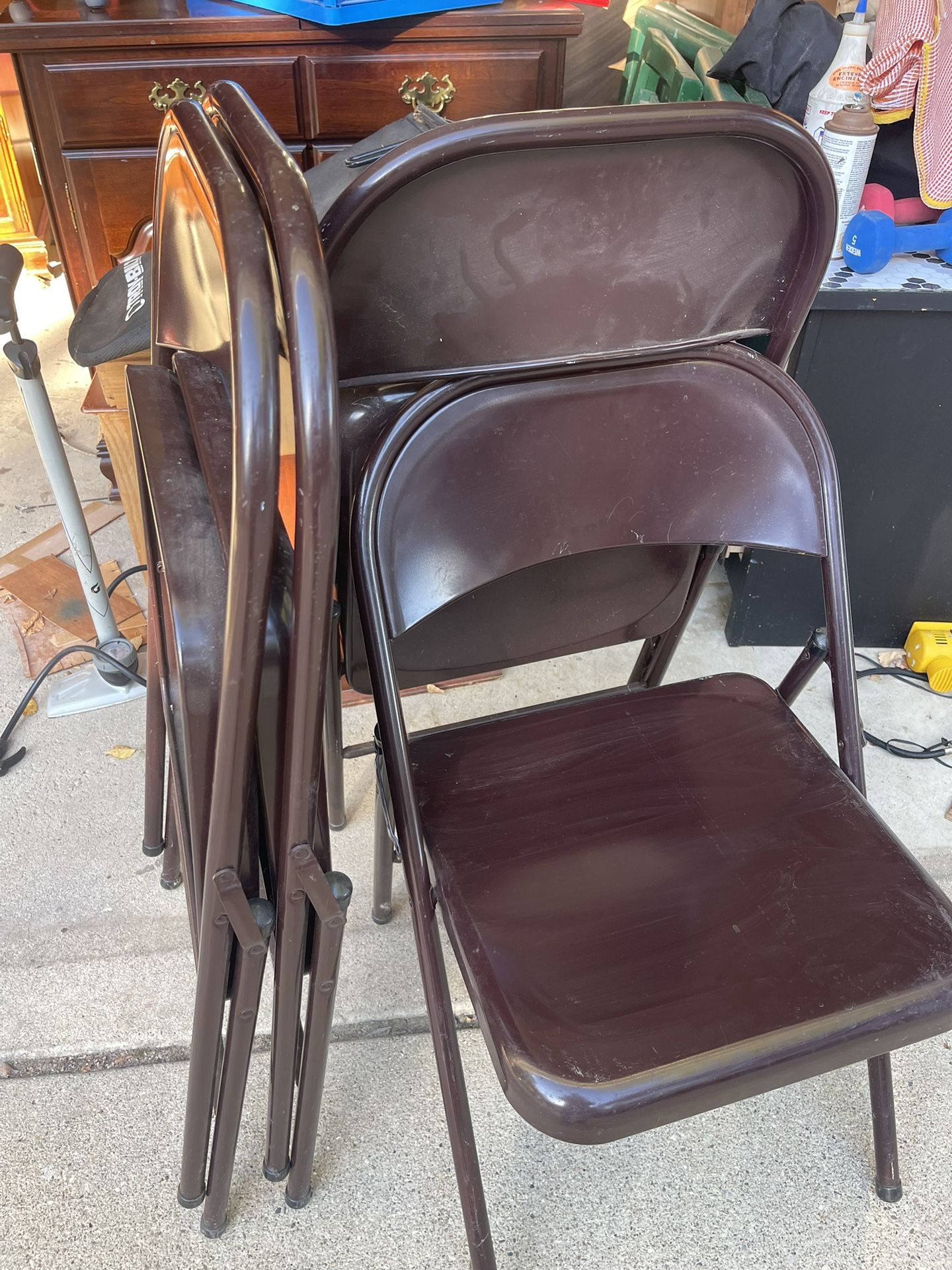 I Have Four Metal Folding Chairs