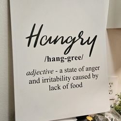 Hangry Canvas