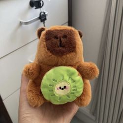 Capybara Plush Keychain