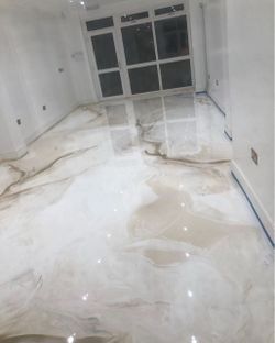 Epoxy Metallic Coating