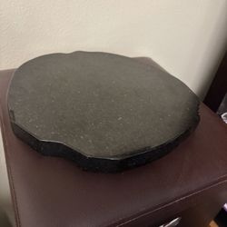 Handcrafted Black Tray , Serving Board, Made from Pearl Granite 13.5”x11.5”