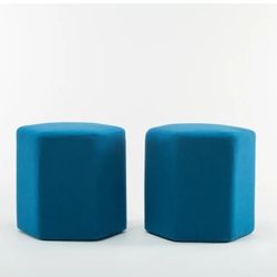 Hexagon Modular Ottoman Seats – Washable Covers – $15 Each or $10 Each if You Take All (8 Total)
