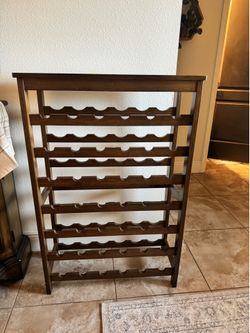Wood wine rack