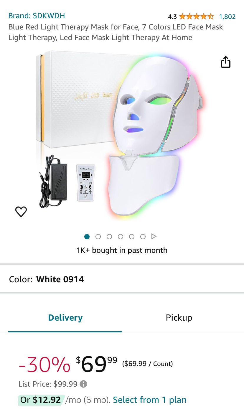 LED Therapy Face Mask 