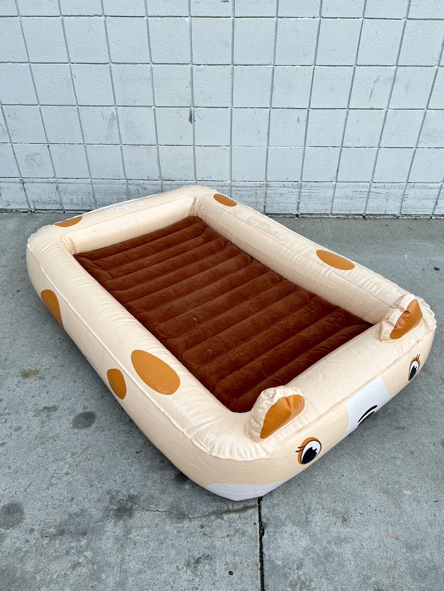 Kids Cute Air Mattress Inflatable Pool Float Mattress Air Pump Included