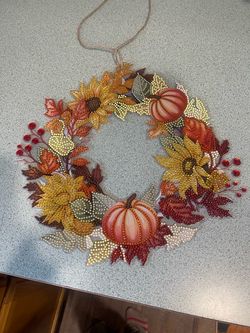 Diamond art wreath