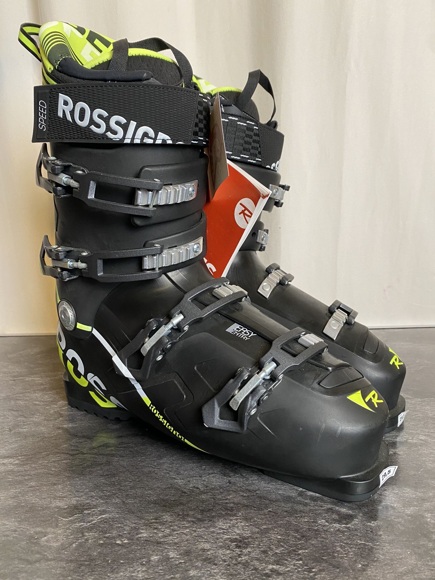 Rossignol Hi-Speed 100 Easy Entry Black Yellow Men's Ski Boots