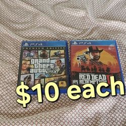 Ps4 Playstation 4 Games $10 Each 