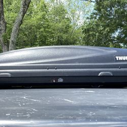 Thule Rooftop Cargo Carrier For Roof Racks Yakima Skybox Locking Travel Roof Box With Original Key
