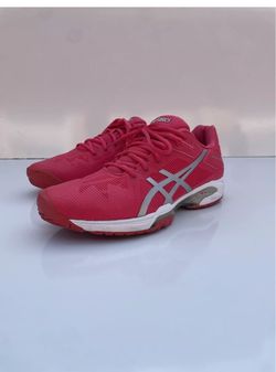 Size 10 - ASICS Gel Solution Speed 3 Rough Red W