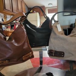 *NEW* With Tags. 3 Large Designer Bags