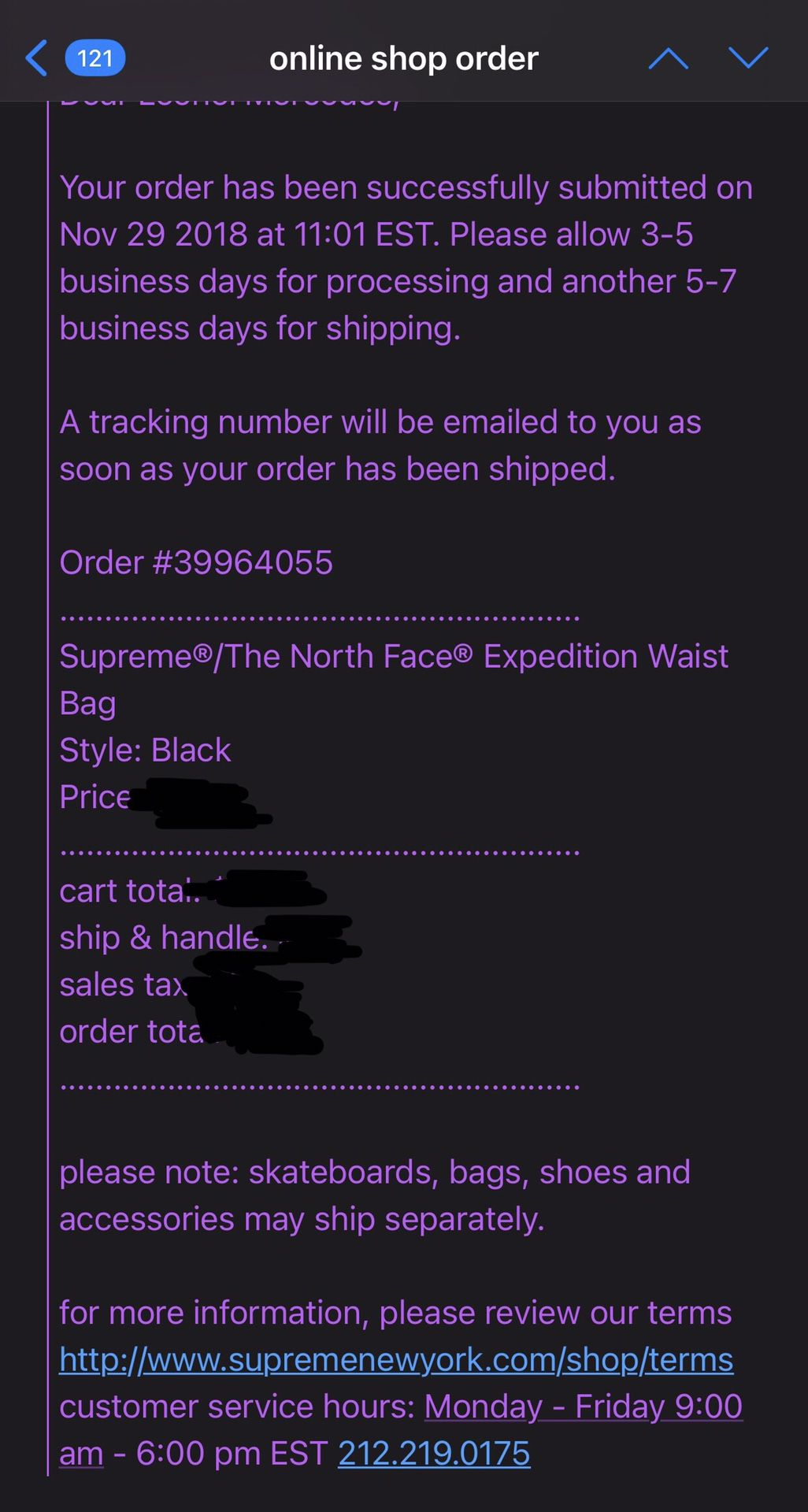 Supreme X The North face Expedition Waist Bag! Black!!!BNWT!!FW18