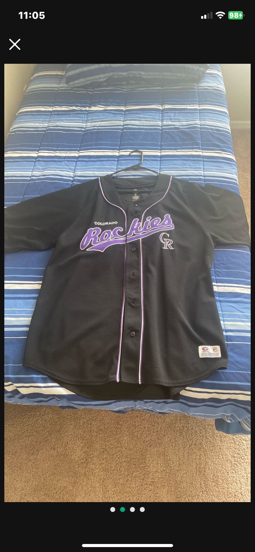 Colorado Rockies New Jersey XL