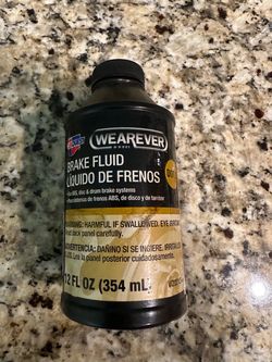 Carquest Wearever DOT 3 Brake Fluid – 12 oz – Partially Used