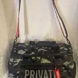 Rare Private label camouflage bag.