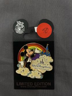Disney Walt Disney World Mickey Mouse Rainbow Dreams Come True LE Pin