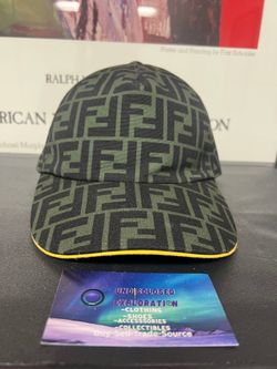 Fendi zucca FF green & black cap
