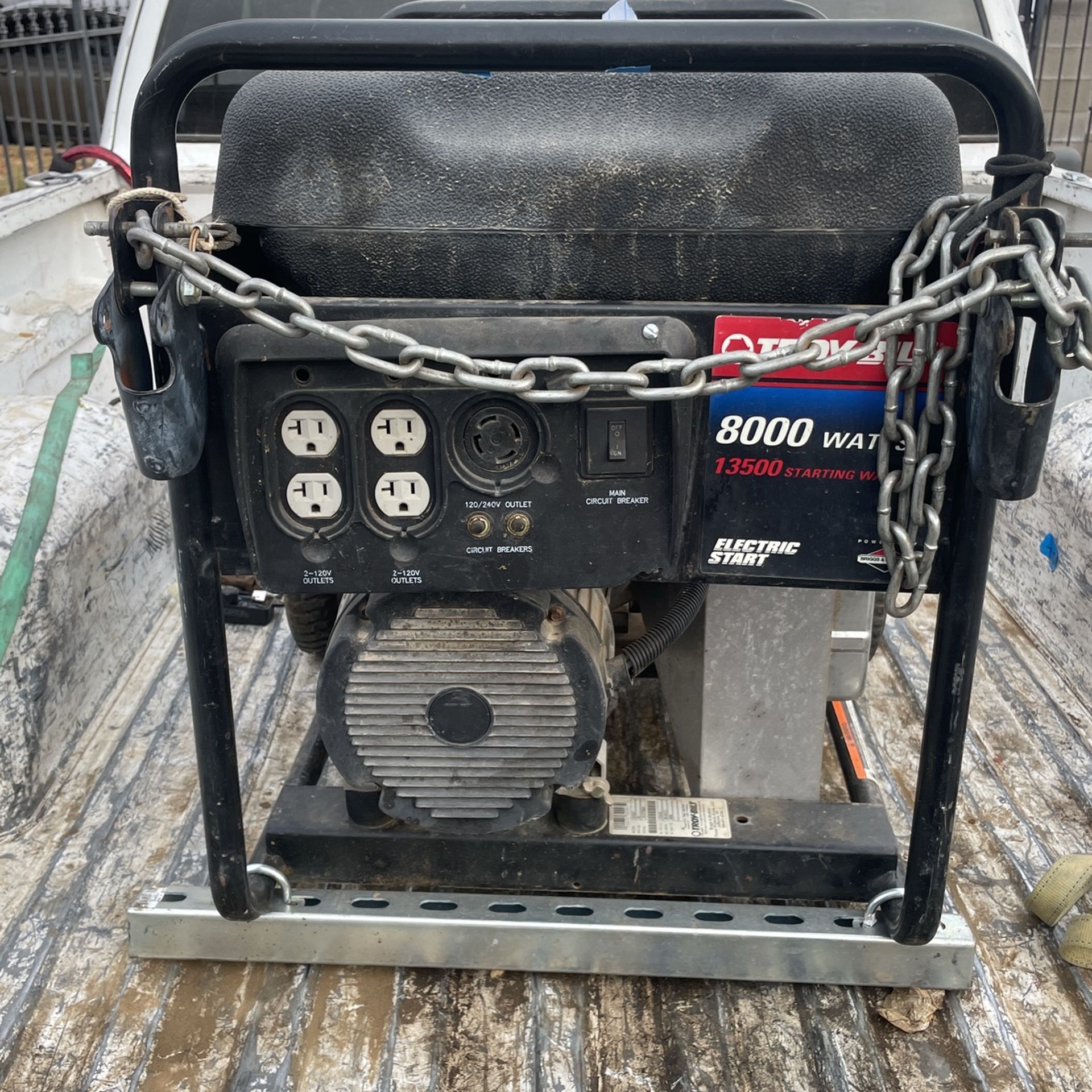 Troy-Bilt 8000 Watt Generator 