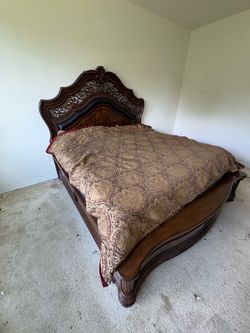 Bed Frame and King Sized mattress