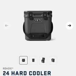 Yeti Roadie Cooler Gray New