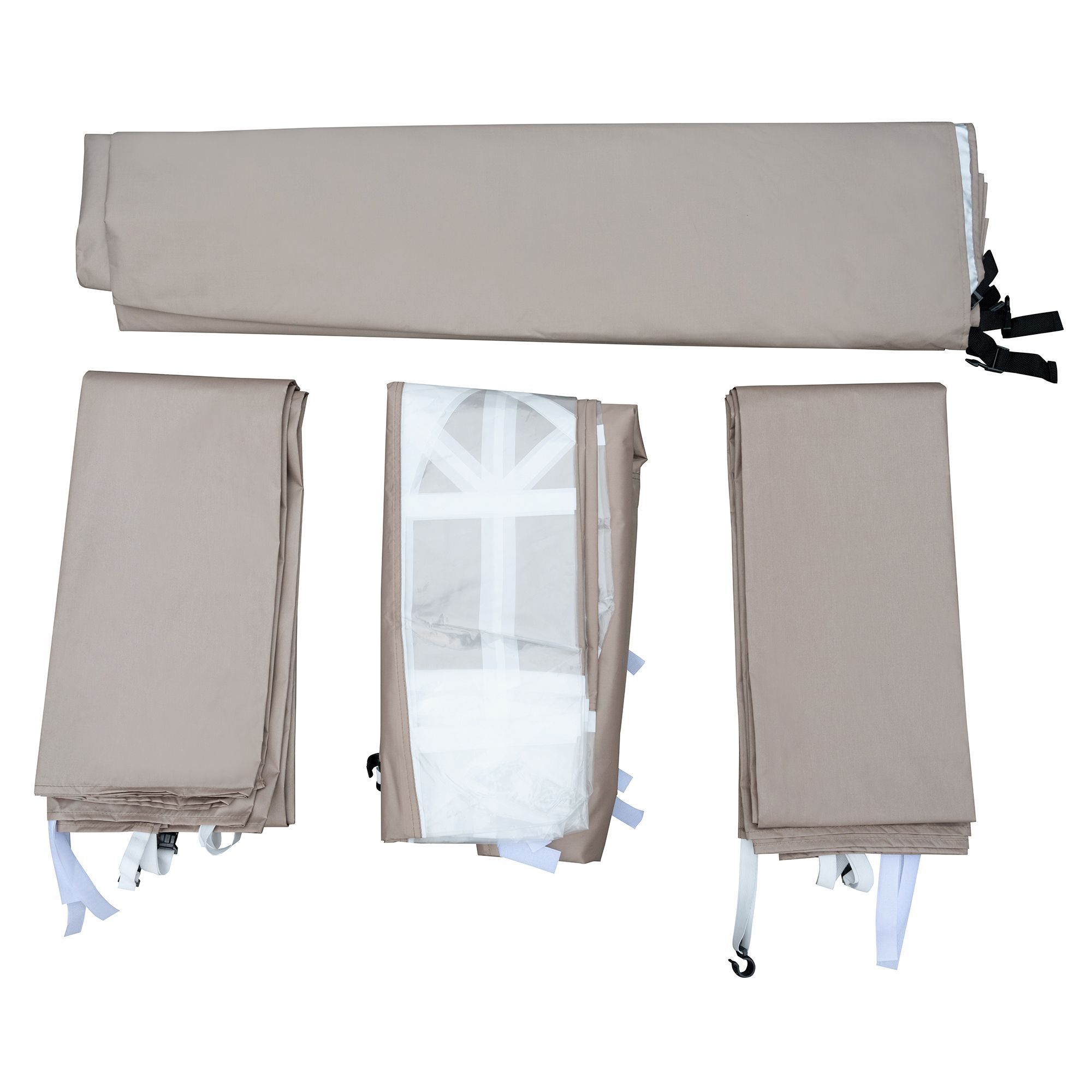 TREXM 10x20 Pop Up Canopy Tent with 6 Sidewalls, Heavy Duty Party Tent, UV and Waterproof Protection, 3 Height Adjustable Outdoor Canopy Tent with Rol Camping & Hiking