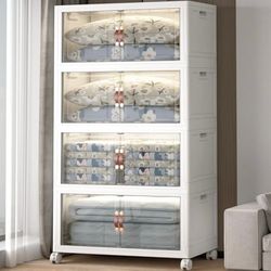 Large Stackable Storage Bins W/ Lids