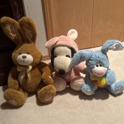 Easter Bunny’s And Snoopy Bunny 
