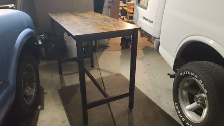 Mesa Madera Y Metal